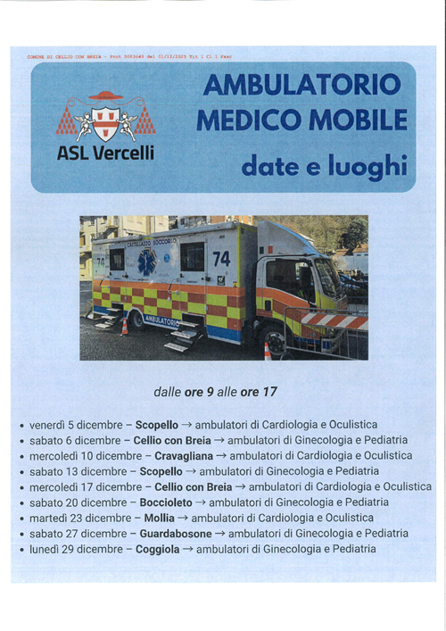 ambulatorio medico mobile